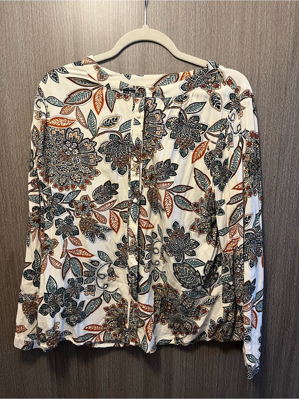 🤎$4 Bundle🤎 Floral Tie-Neck Blouse